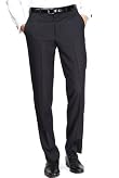 Collezione Straight Leg Flat Front Striped Trousers [T15-4262C-S]