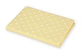 American Baby Company 100% Cotton Percale Crib Sheet - Maize Dots