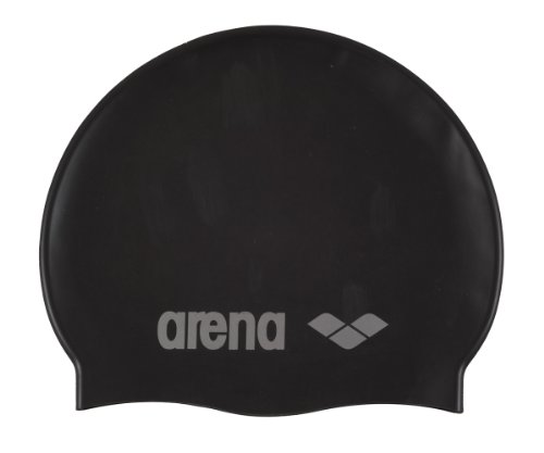 Arena Kinder Badekappe Classic Silicone, black, 91670