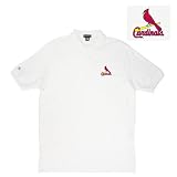 St. Louis Cardinals MLB "Classic Pique" Polo Shirt (White)