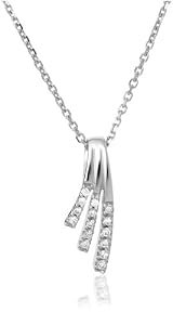 Miore - M0540W - Collier Femme - Or Blanc 750/1000 (18 carats) 3.15 gr - Diamant 0.09 cts - Longueur 42 cm