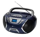 Clatronic SRR 828 Stereoradio-Recorder (60 Watt) blau