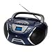 Clatronic SRR 828 Stereoradio-Recorder (60 Watt) blau