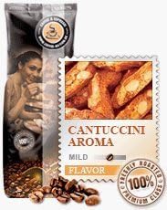 GOURVITA Flavored Coffee Beans Cantuccini 1000G