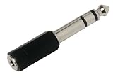 Adapter Klinke/Klinke von 6,3mm Stereo-Klinke auf 3,5mm Buchse * KA 505 von profitec� - 