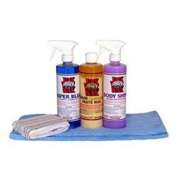 Jax Wax Professional Exterior Wax & Detail Car Care Kit 16 Oz