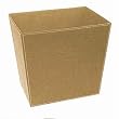 Redmon Faux Leather Collection Square Tapered Wastebasket Cream