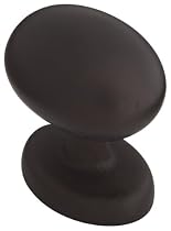 Stanley Home Designs 824391 Egg Shaped Knob 10-Pack, Oil-Rubbed Bronze