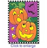Jack-O-Lanterns 28" x 40" flag