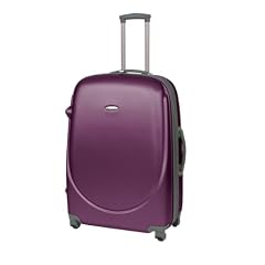 koffer-direkt Franky ABS1 4-Rollen-Trolley 77 cm lila