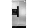 Review Whirlpool  / Whirlpool Gold GS5DHAXVA 25.6 cu. ft. Side-by-Side Refrigerator with 2 Adjustable SpillGuard Shelves, Cantilevered Shelving, External Ice/Water Dispenser with In-Door-Ice Dispensing System and PuR Filtration: Monochromatic Satina