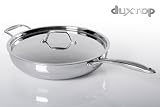 Duxtop Whole-Clad Tri-Ply Stainless Steel Induction Ready Premium Cookware Fry Pans 12-Inch