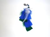 Seattle Sports Fans, Clip-in Feather Hair Extensions Green, Blue & White - Football Team Spirit in Your Hair! at Amazon.com