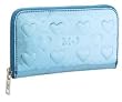 Marc By Marc Jacobs Limited Edition Large Heart Zip Around Wallet Blue