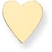 14K Gold Heart Stamping Disc 0.032