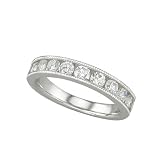 14K White Gold Diamond Wedding/Anniversary Band - 01.00 Ct.
