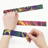 Nylon Tie-Dyed Slap Bracelets