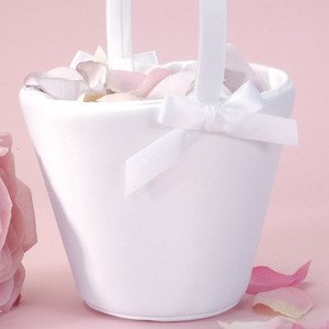 Ribbon Flowergirl Basket
