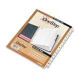 CARDINAL BRANDS INC. / CRD61513 / Traditional Onestep Index System, 15-Tab, 1-15, 8-1/2 x 11, WE, 15/set / Sold as 1 ST