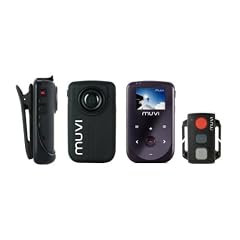 Veho VCC-005-muvi-HD10 Muvi HD 1080p Mini-Camcorder (3,8 cm (1,5 Zoll) Display, Fernbedienung, Weitwinkel-Objektiv und 4GB Micro SD) schwarz