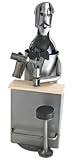 31c12m wFpL. SL160  The Bartender Single Bottle Wine Sculpture Caddy 