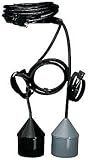 Little Giant 15DFMMD2WOP Double-Float Piggyback Mechanical Float Switch, 15' Power Cord w/o Plug (14