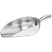 Adcraft ALS-6 12 oz Capacity, 6" Length x 3" Width, Mirror Finish, Heavy Duty Cast Aluminum Scoop with Contoured Handle