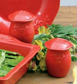 Red Cuisineware Salt and Shakers Set