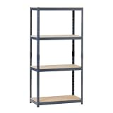 Edsal 4-shelf Galvanized Steel Shelving Unit 30 In. W X 15 In. D X 60 In. H