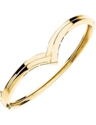 Hinged Bangle Bracelet 14K Yellow Bracelet Brc7
