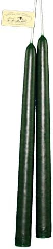 Mole Hollow Taper Pair, Hunter Green - 10"