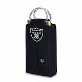 NFL Oakland Raiders Metro Brunello Insulated Neoprene Two-Bottle Wine Tote with Corkscrew