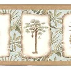 Palm Trees Wallpaper Border