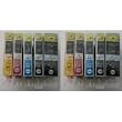 10 Druckerpatronen f�r CANON PIXMA mp500 mp530 mp600 mp600R mp610 mp800 mp800R mp810 mp830 mp970 mx850 / mp 500 530 600 600R 610 800 800R 810 830 970 / Canon Pixma mx 850 / komp MIT CHIP (Lieferung besteht aus 2 x schwarz dick komp. PGI-5BK 28ml 2 x schwarz d�nn CLI-8BK 14ml 2 x blau CLI-8C 14ml 2 x rot CLI-8M 14ml 2 x gelb CLI-8Y 14ml)