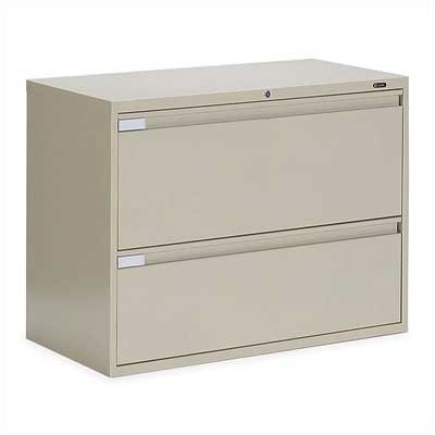 2 Drawer Lateral File 42W Black