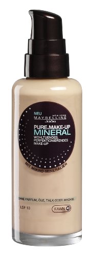 Maybelline Jade Pure.Make-Up Mineral Fl&uuml;ssig Make-Up, 40, fawn