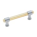 Amerock Chrome and Brass Insert Pulls 4-pk.