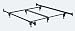 Elite Holly-Matic Heavy Duty Eastern King Bed Frame with Headboard/Footboard Attachment 6 Legs and Glides By Hollywood Bed Frame