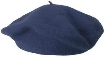 New Wool Scala Berets Hat Cap - (4 Colors Available), Navy