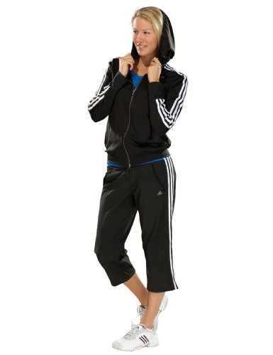 Adidas Damen 3/4 Hose Seperate Clima Core Woven Stretch, black/white/neo iron metallic f11 Preisvergleich