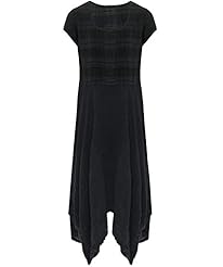 Scoop Neck Linen  Dress