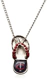 MLB Minnesota Twins Crystal Flip Flop Necklace