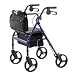 HealthPersonalCare: Small picture for Hugo Elite Rolling Walker, Folding Walker, Independent Mobility Aid, Walking Aid, with Built in Seat, Cupholder, Lots More Storage!