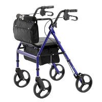 HealthPersonalCare: Hugo Elite Rolling Walker, Folding Walker, Independent Mobility Aid, Walking Aid, with Built in Seat, Cupholder, Lots More Storage!