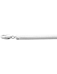 Sterling Silver 10 mm Omega Necklace Italian Nickel Free 3/8 inch wide, sizes 7 - 20 inch