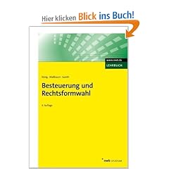 Besteuerung und Rechtsformwahl