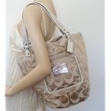 Coach Poppy Signature Bella Purse Tote Handbag Purse Style 14569
