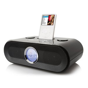 Coby CS-MP125 Dual Alarm/Clock Radio with Universal Dock for iPod