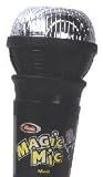 Classic Magic Mic Toy Microphone in Silver and Black Authentic size