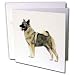 Dogs Norwegian Elkhound - Norwegian Elkhound - Greeting Cards-12 Greeting Cards with ...